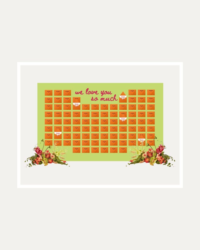 Austin wedding signage design mock-up
