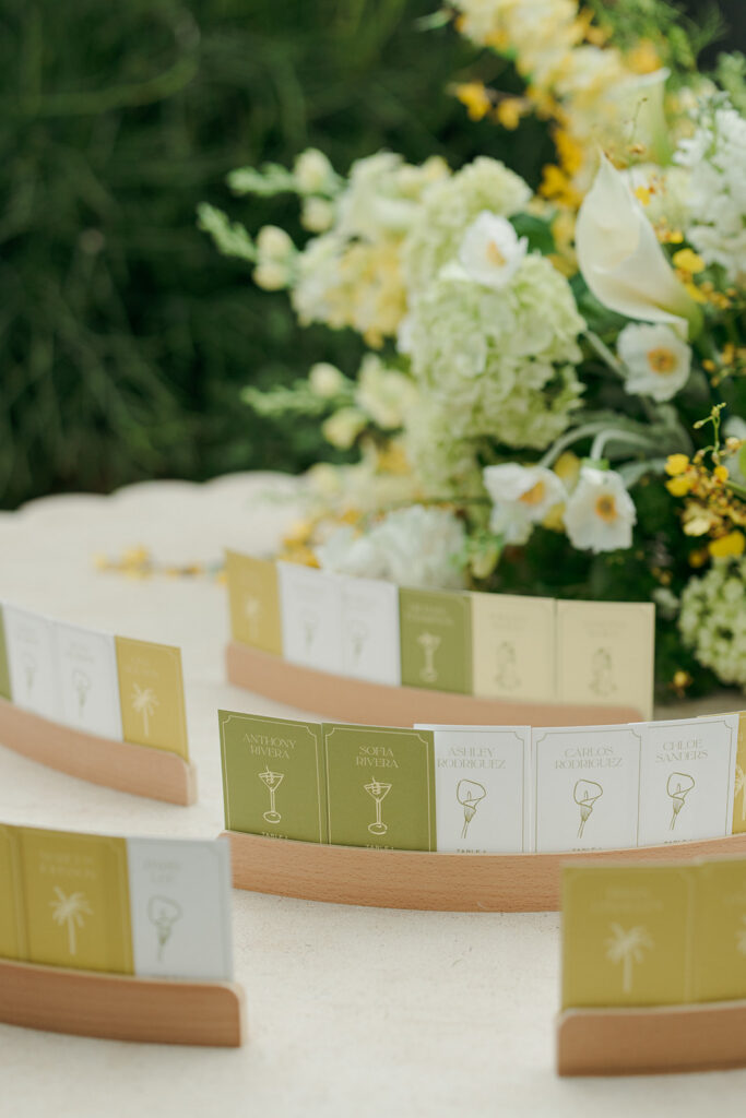 Escort card display