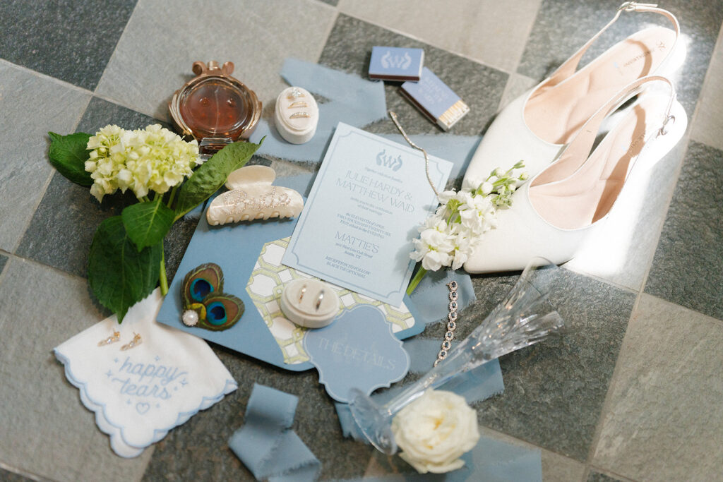 Customized Austin wedding stationery